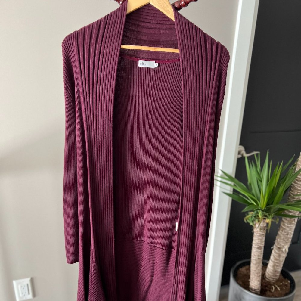 Linea Domani - Open Cardigan Sweater - Size M NWOT